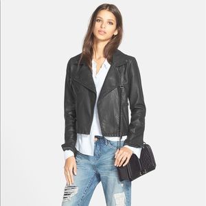 BLANKNYC Faux Leather Moto Jacket